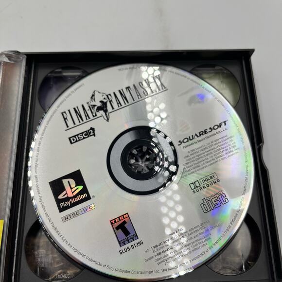 Final Fantasy IX 9 Works! Black Label, No Manual PlayStation 1 PS1 - Picture 3 of 10